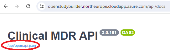 Download OpenAPI.json from Swagger documentation