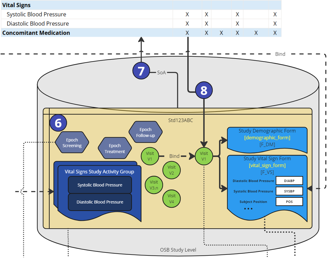 Process Steps - Study SoA Setup